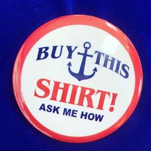 Scoops Ahoy ice cream parlor T-shirt. Size M